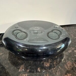 RCA RP4894A AM FM Dual Alarm Clock Radio Digital  Black Snooze Battery Vintage